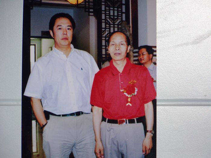 同张铁林参加书展